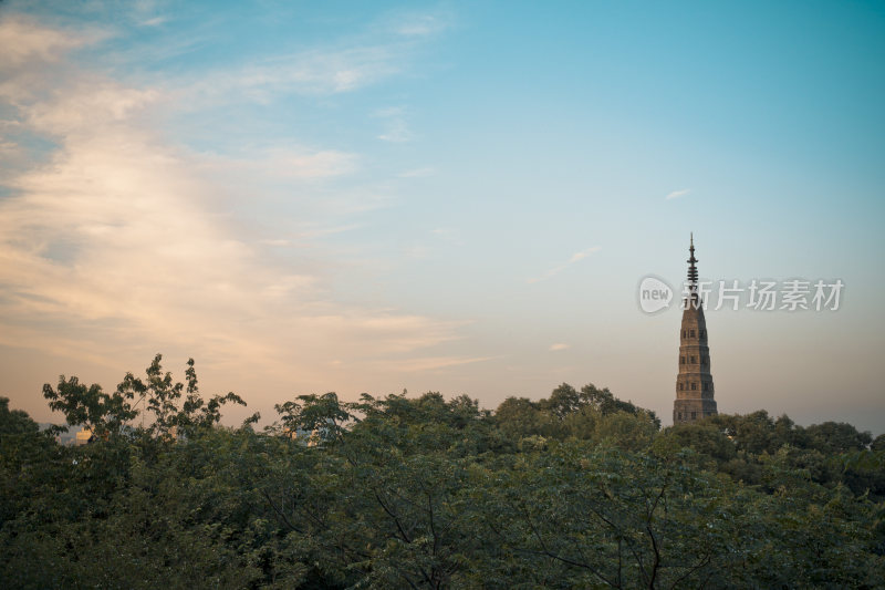 杭州西湖宝石山风景区