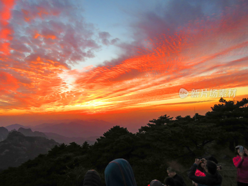 中国安徽黄山旅游风光