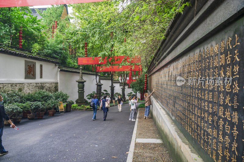 杭州飞来峰景区上天竺法喜禅寺古建筑