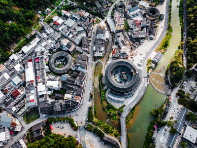 中国福建土楼永定景区