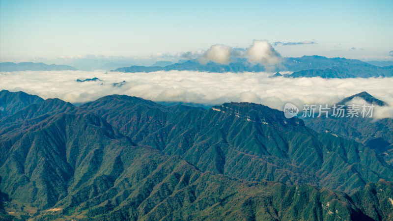 汉中龙头山秋天云海