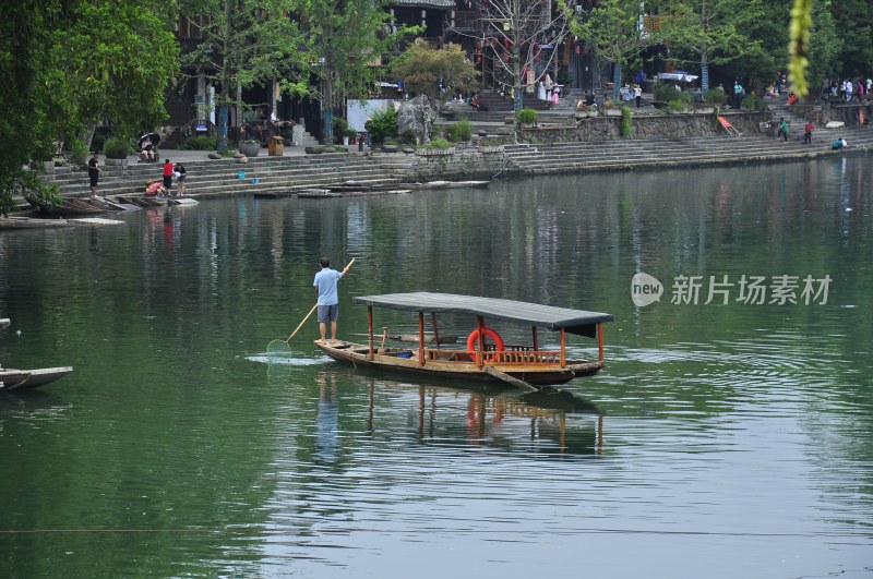 风景名胜  古城街道 湘西边城