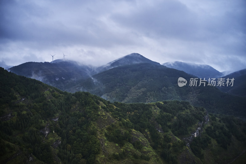 山西长治沁源沁河源头自然美景