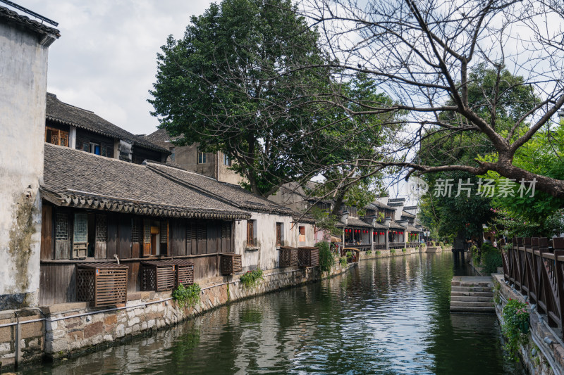 南浔古镇古街传统建筑景区江南水乡徽派建筑