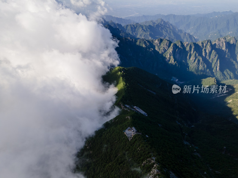 宝鸡太白山航拍