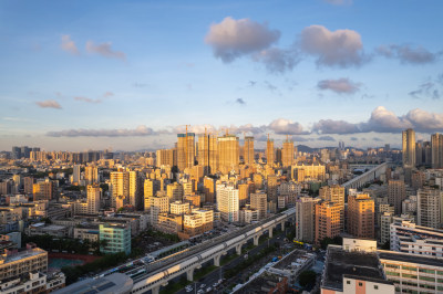 深圳市龙华街道建筑群