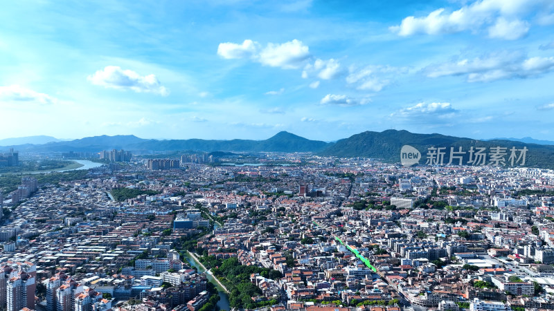 泉州航拍泉州晋江城市建筑风光泉州市区大景