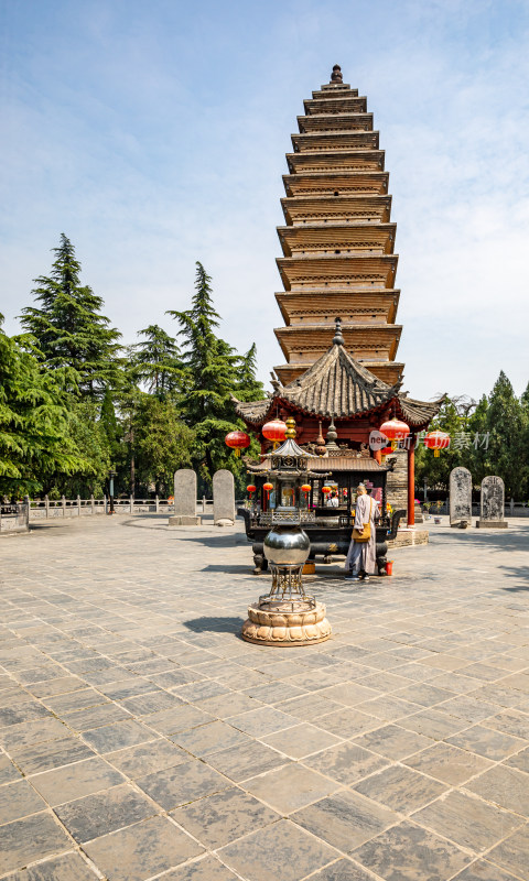 洛阳白马寺齐云塔院佛教文化景点景观