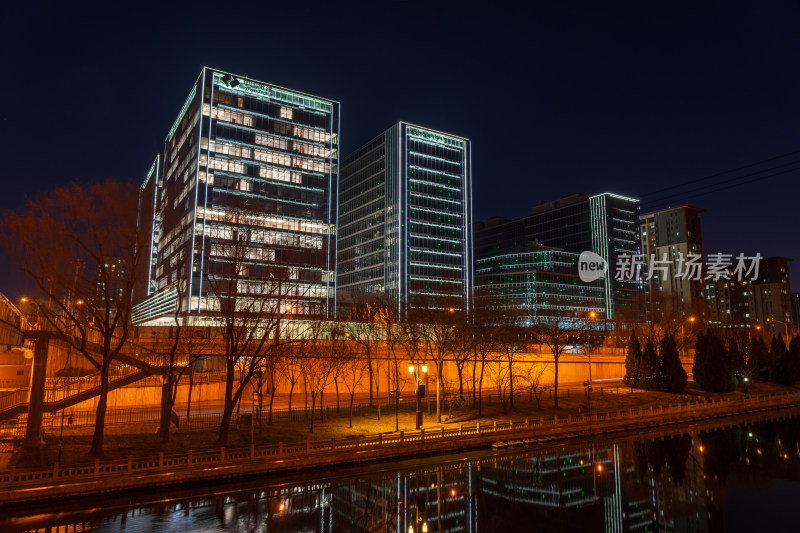 中国电建科技创新产业园夜景