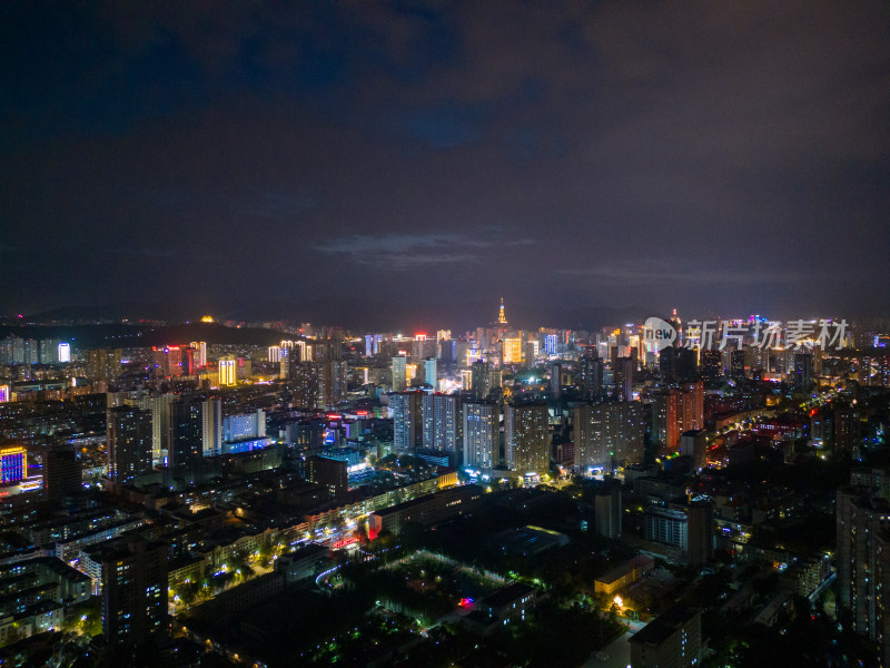 青海西宁城市夜景