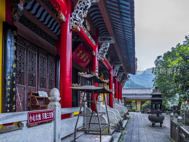 安徽池州九华山甘露寺