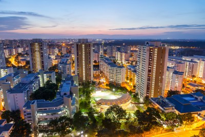 新加坡城市夜景