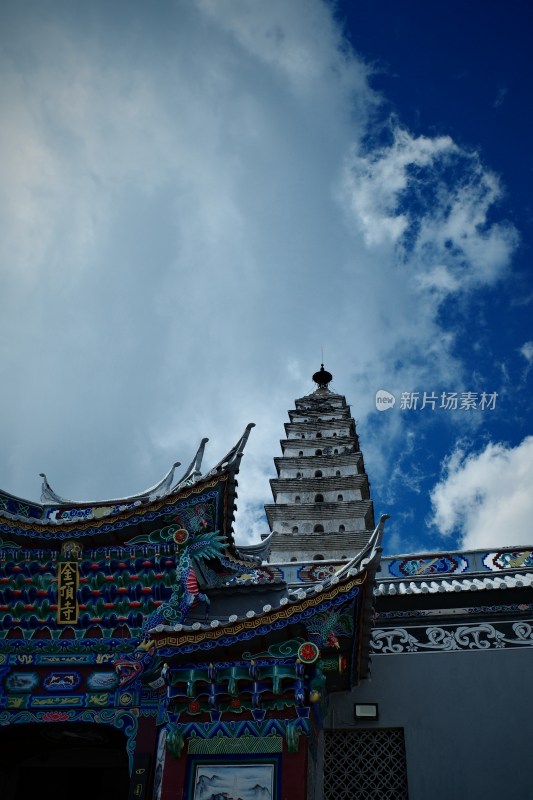 云南大理鸡足山景区