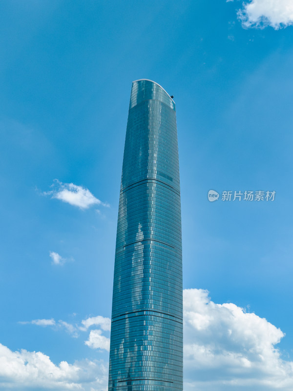 湖北武汉中心大厦多角度航拍
