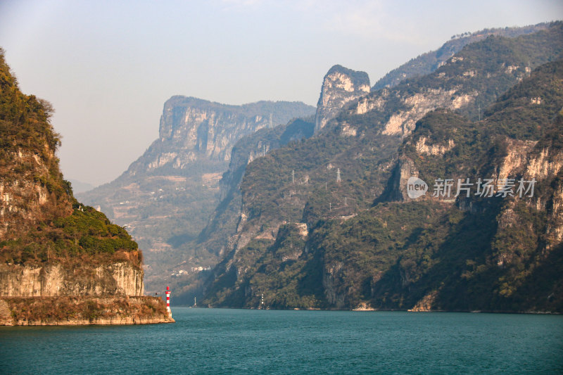 两坝一峡三峡大坝坝区西陵峡长江三峡风光