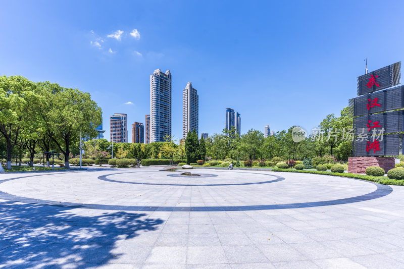武汉汉口江滩公园风景