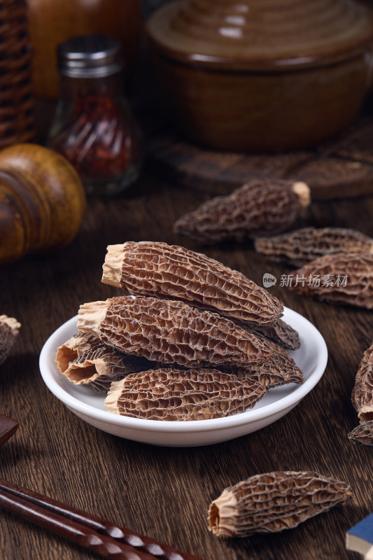 羊肚菌干 野生菌 干羊肚菌 干货 松茸菌