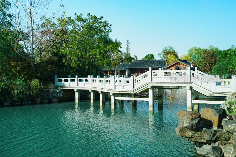 苏州石湖景区羡鱼桥