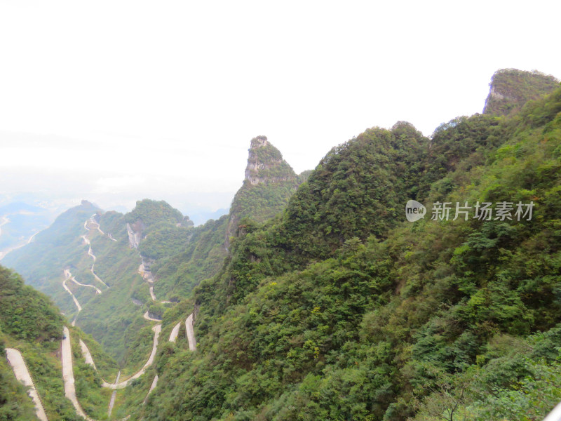 张家界天门山旅游风光