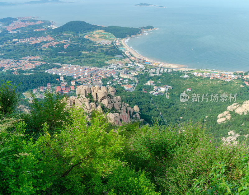 青岛崂山仰口海岸风光