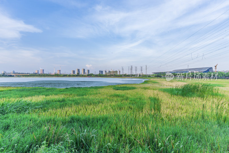 武汉洪山区杨春湖公园风景