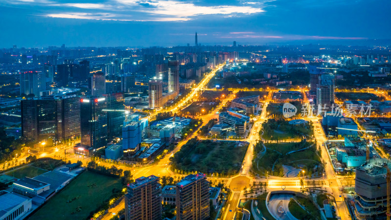 成都锦江区金融城东城市建设场景