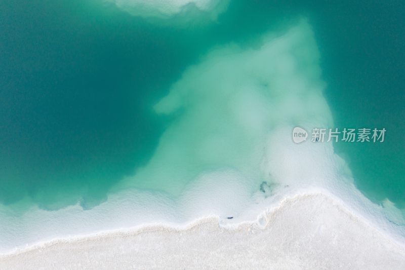 青海大柴旦翡翠湖航拍