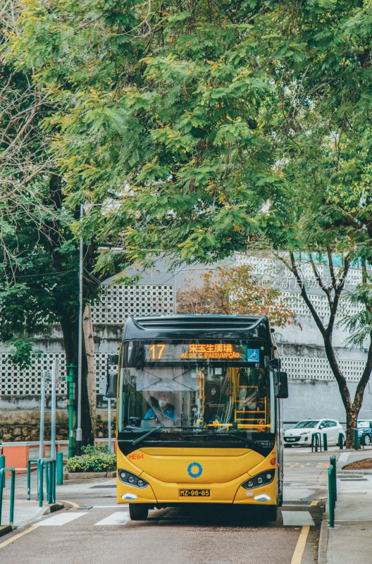 澳门半岛老城区城市风光