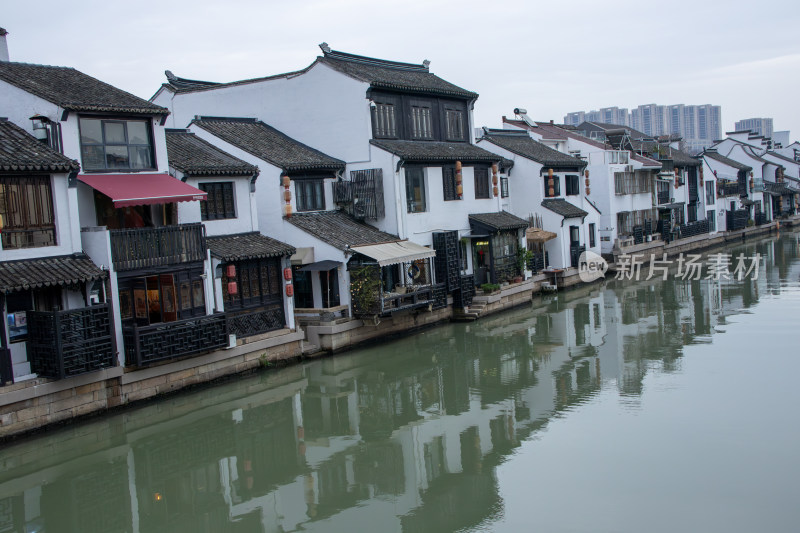 江苏省无锡市南长街水乡古镇街景