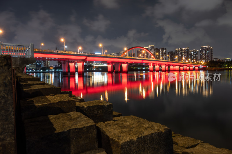 厦门五缘湾公园夜景