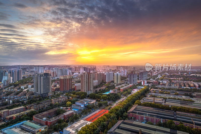 洛阳城市晚霞