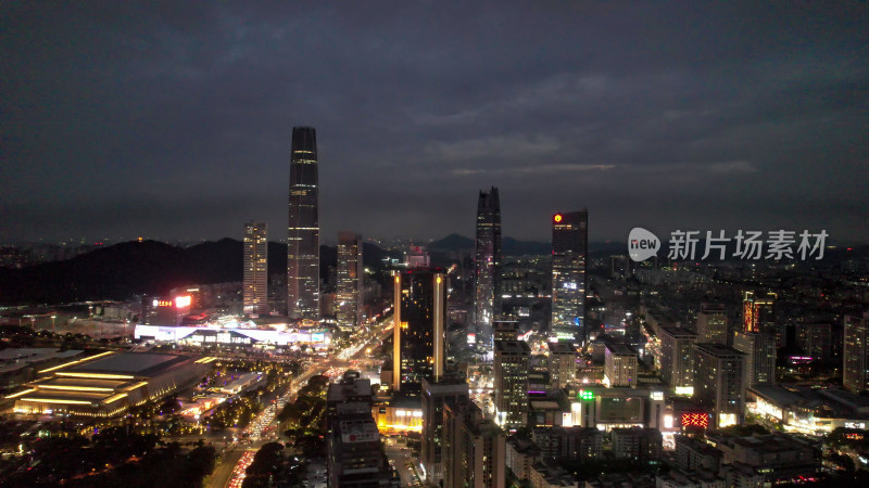 广东东莞城市建设城市大景航拍图