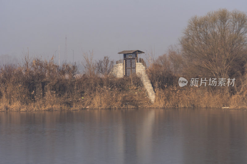 广利河湿地公园冬景