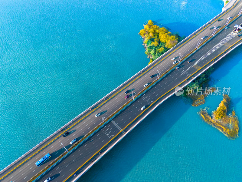 福州水上公路航拍全景