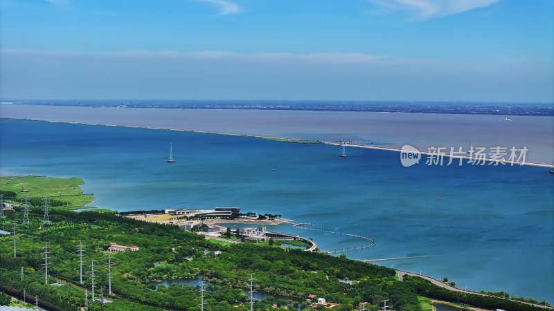 上海青草沙水库  上海水源地