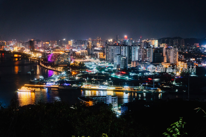 三亚城市夜景