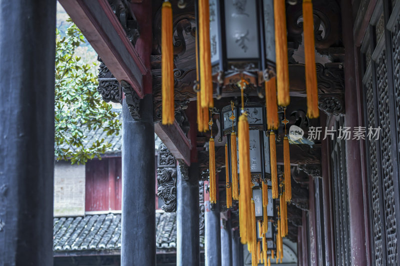 天台山千年古刹国清寺风景