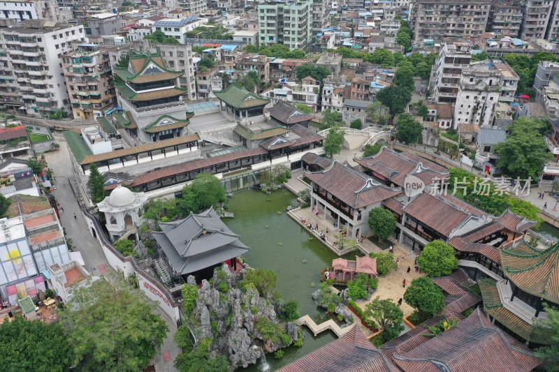 永庆坊文化街区粤剧博物馆航拍