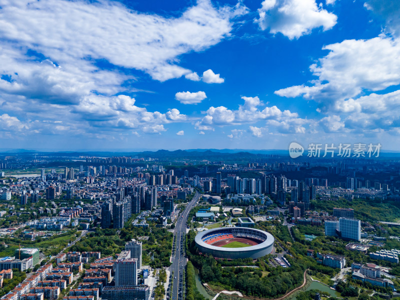 四川泸州大景航拍图