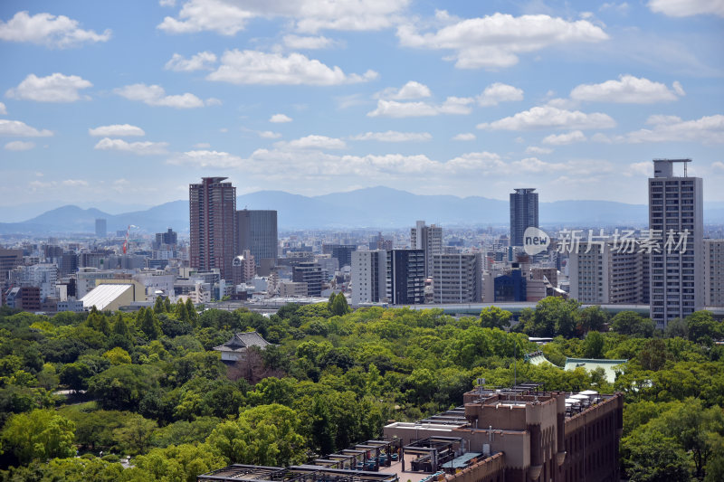 大阪城市风景