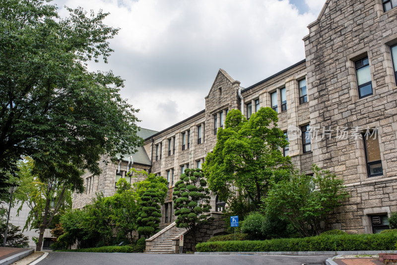 韩国首尔梨花女子大学校园景观