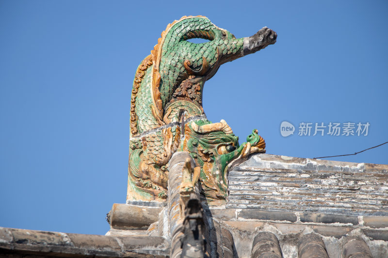 山西天台庵屋脊装饰