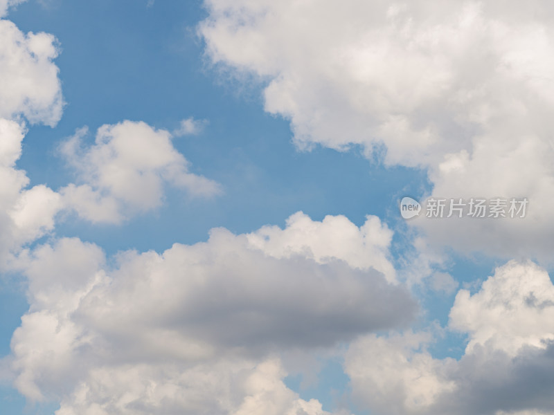 天空蓝天白云云朵高清背景壁纸素材