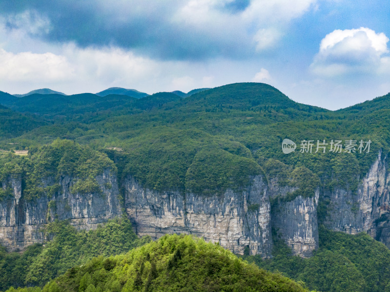 祖国壮丽山河湖南张家界山川地貌摄影图