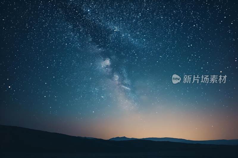 天空背景星空蓝色壁纸