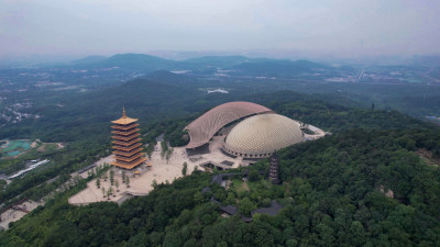 江苏南京牛首山景区航拍