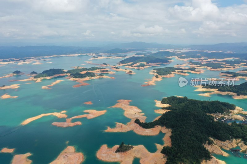 河源万绿湖 湖泊 千岛湖