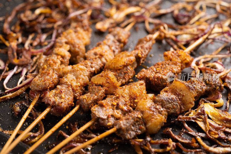 铁板香煎牛肉串