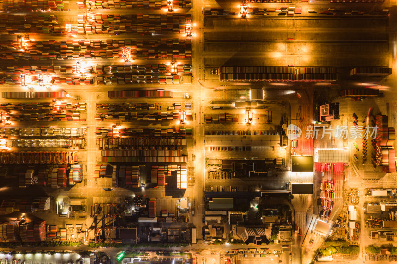 深圳盐田港夜景