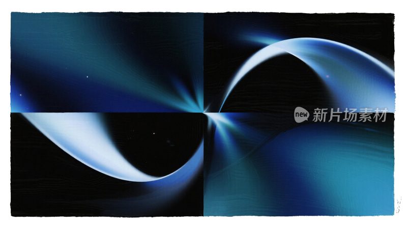 蓝色抽象光影动态素材